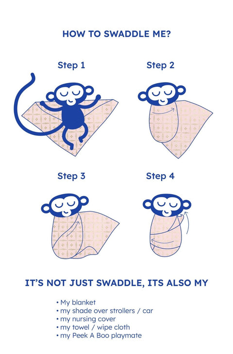 Pre-Order: Unisex Swaddle-Pink