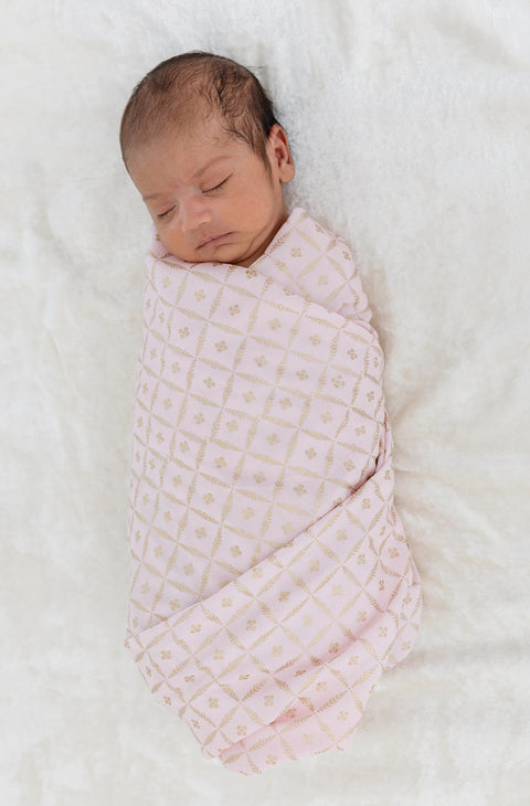 Pre-Order: Unisex Swaddle-Pink