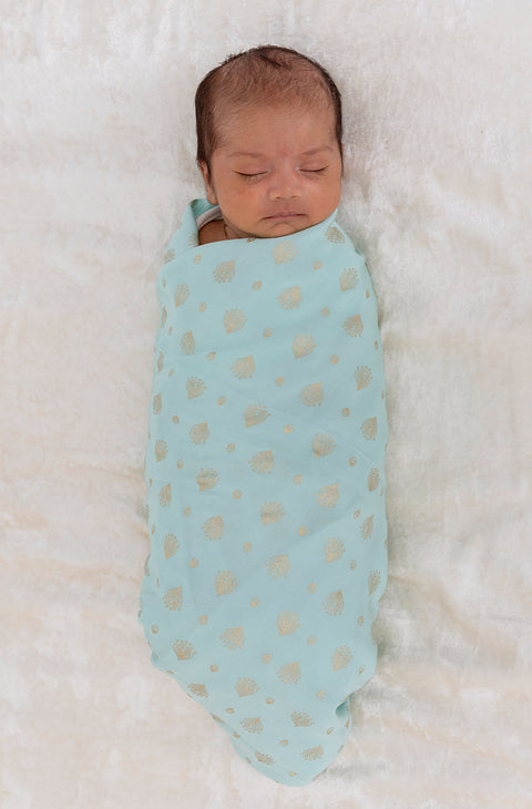 Pre-Order: Unisex Swaddle-Blue