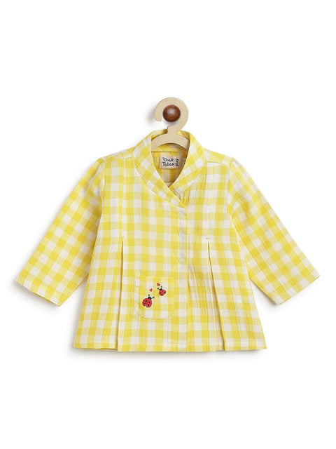 Pre-Order: Unisex Holiday Bug Flexi Kimono - Yellow