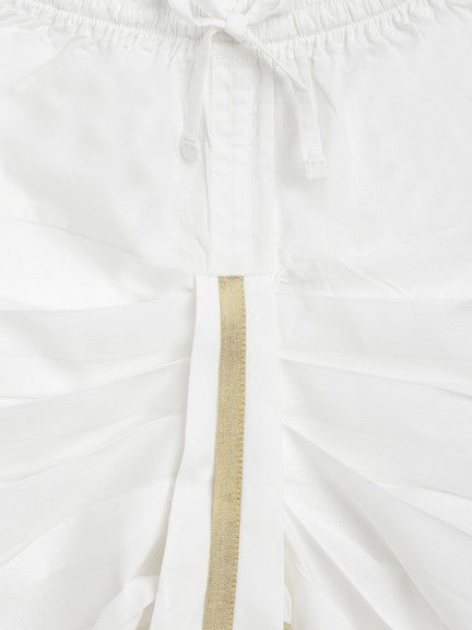 Pre-Order: Baby Boy Bandhani Print Cotton Dhoti Kurta Set - Green