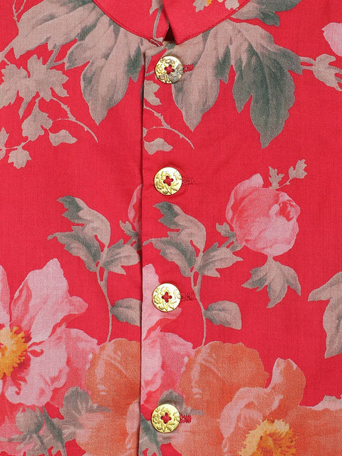 Boys Floral Fiesta Bundi Set - Cream