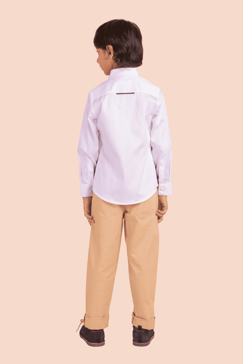 Pre-Order: Shirt with Wave Embroidery and Boat