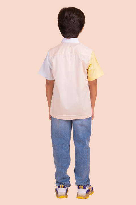 Pre-Order: Shirt with  Colourful Panelling