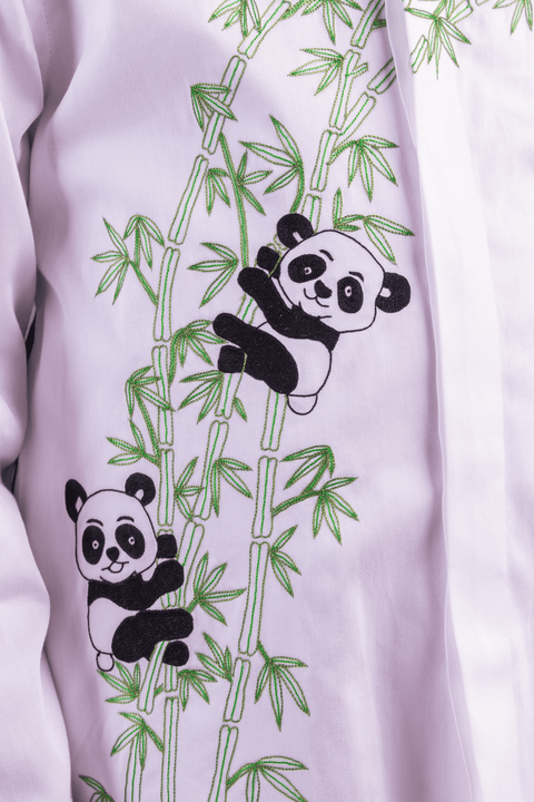 Pre-Order: Shirt with Panda Embroidery