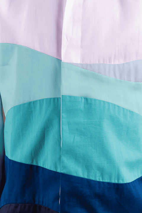 Pre-Order: Shirt with Wave Colourful Patch