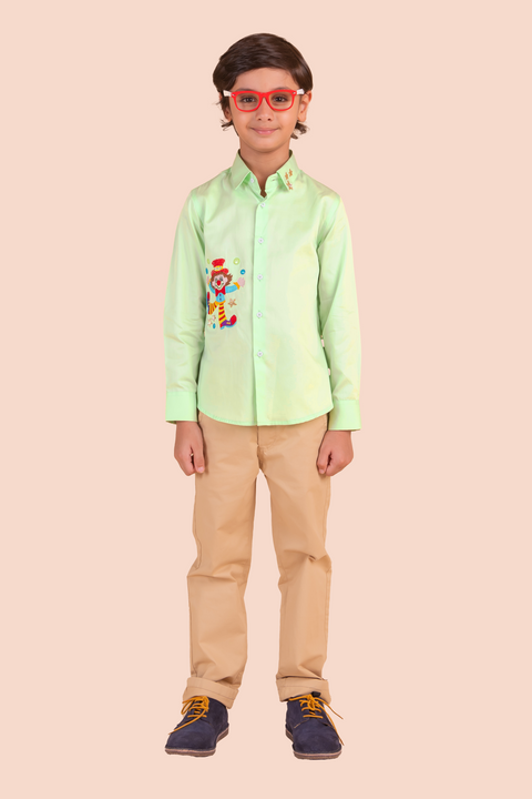 Pre-Order: Shirt with  Joker Embroidery