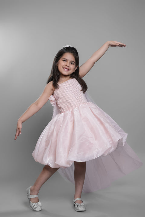 Pre-Order: Tissue Dress With A Trail At The Back