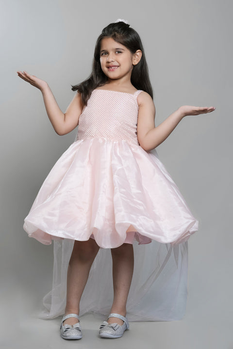 Pre-Order: Tissue Dress With A Trail At The Back