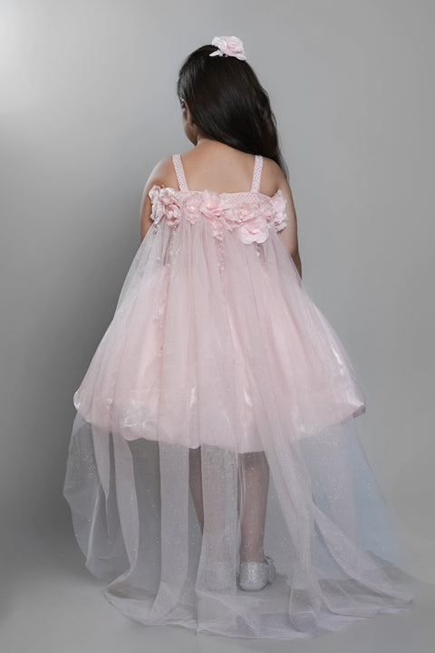 Pre-Order: Tissue Dress With A Trail At The Back