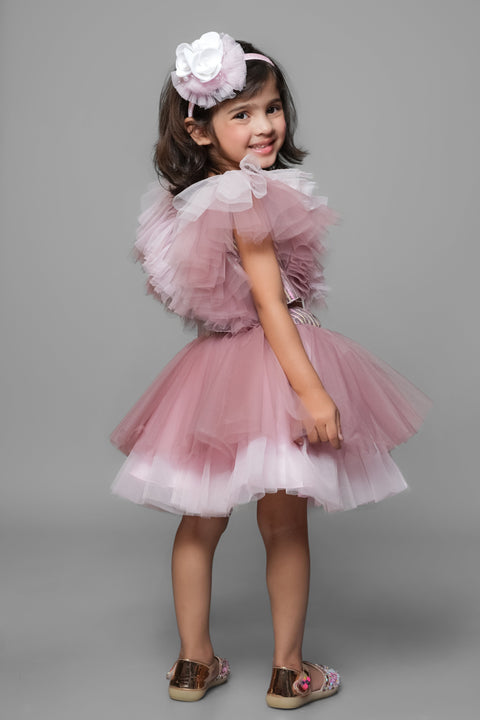 Pre-Order: Sequin Top And Skirt Set