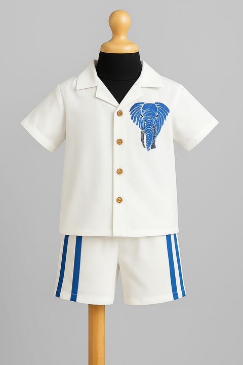 Pre-Order: Elephant  Embroidered Co-Ord Set