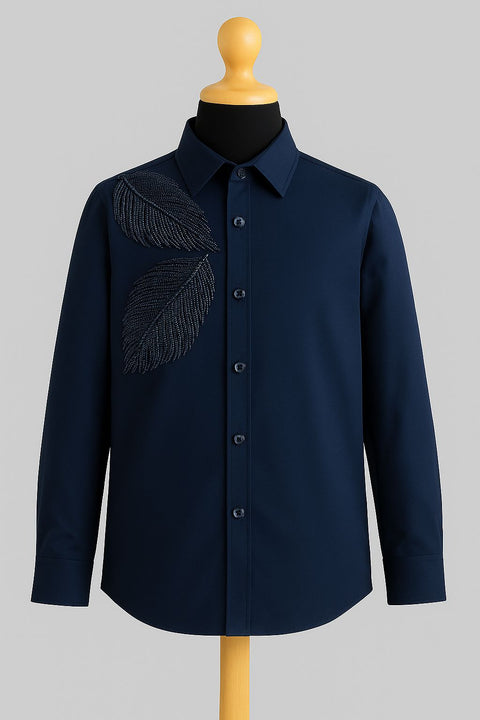 Pre-Order: Midnight Leaf Shirt