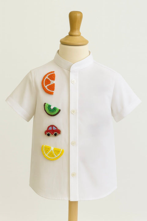 Pre-Order: Fruity Embroidery Shirt