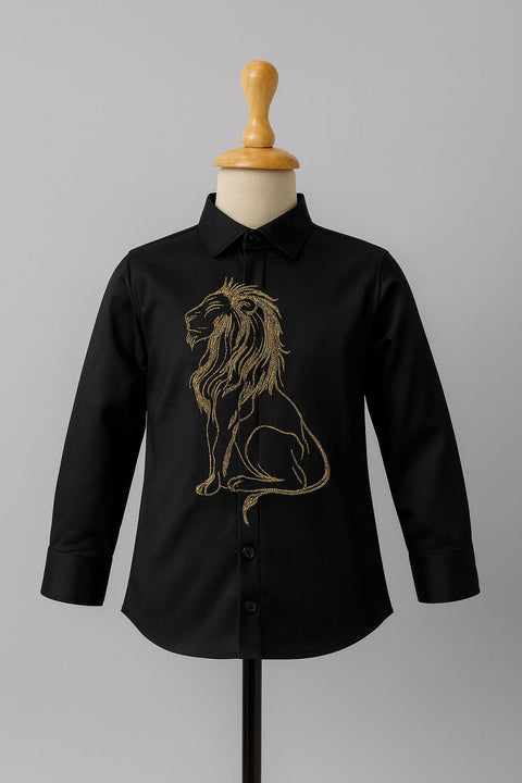 Pre-Order: Mufasa ( Lion ) Hand Embroidered Shirt