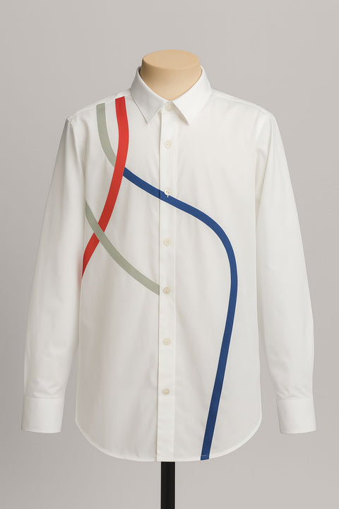 Pre-Order: White Polychromatic Shirt