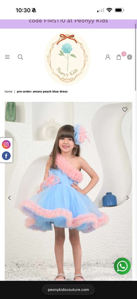 Pre-Order: Lavender pink dress