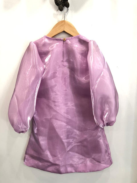 Pre-Order: Glittering Rose Bliss Organza Girls Dress