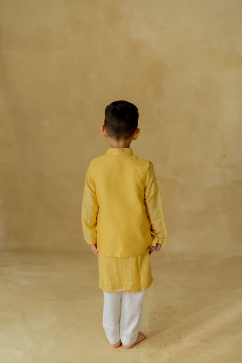 Pre-Order: Yellow Starburst Jacket Set