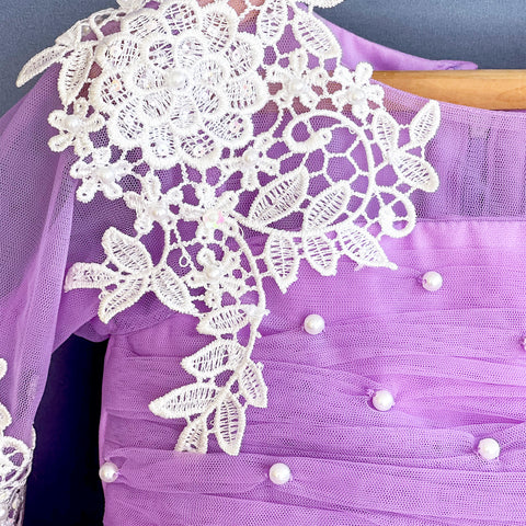 Pre-Order: Lavender Baby Dress Set