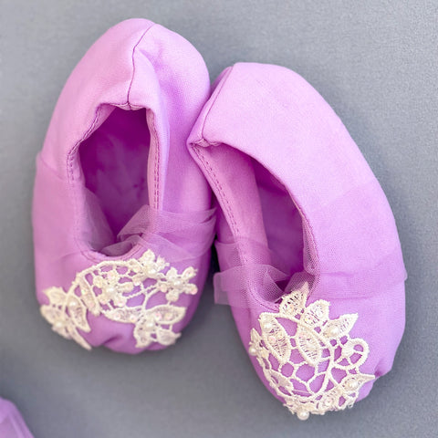 Pre-Order: Lavender Baby Dress Set