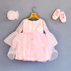 Pre-Order: Pink Pearl Lacy Frilled Dress