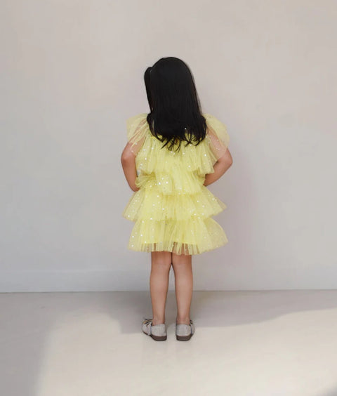 Pre-Order: Yellow Star Layered Frock
