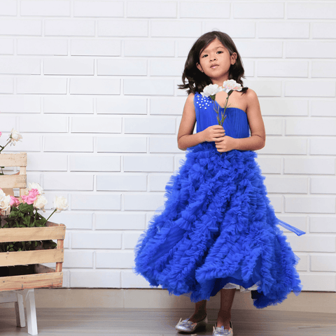 Pre-Order: Tiny Tots Gown in Royal blue
