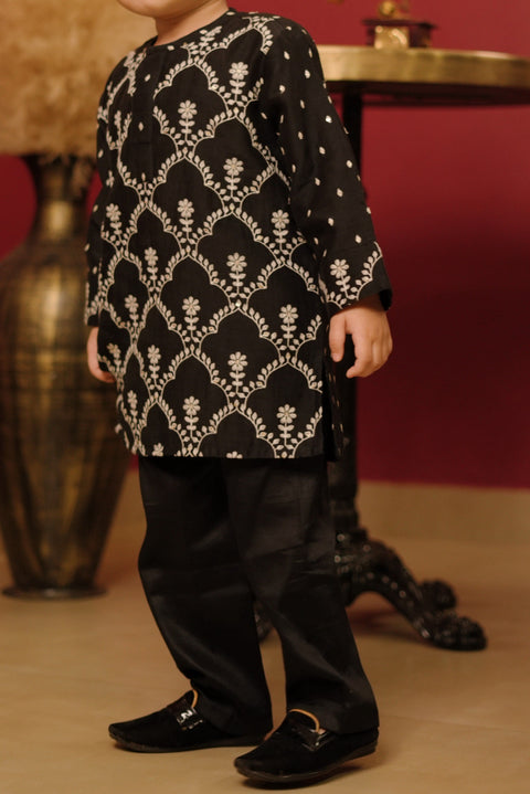 Pre-Order: black kurta set