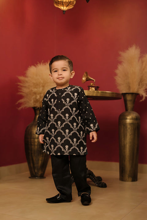 Pre-Order: black kurta set