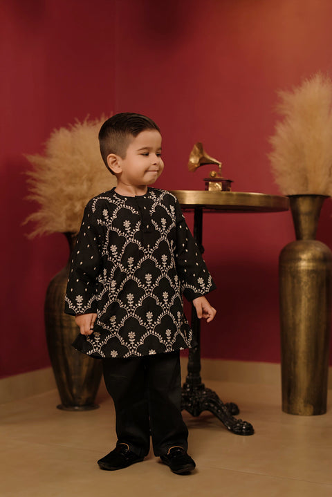 Pre-Order: black kurta set