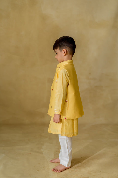 Pre-Order: Yellow Starburst Jacket Set