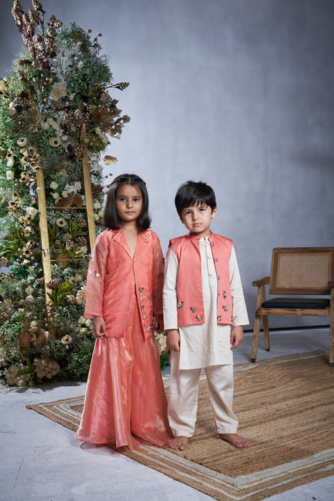 Pre-Order: Peach Bumble Bee Bandi Set