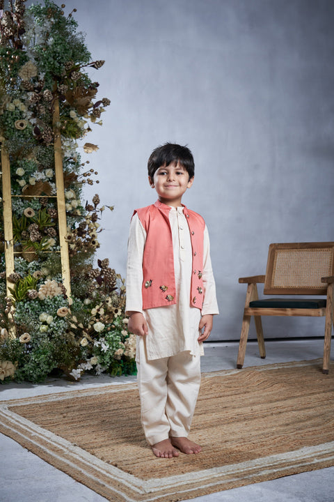 Pre-Order: Peach Bumble Bee Bandi Set