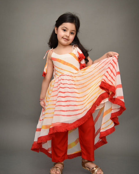 Pre-Order: High Low Kurta with pants