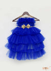 Pre-Order: Blue Shimmer Net Gown