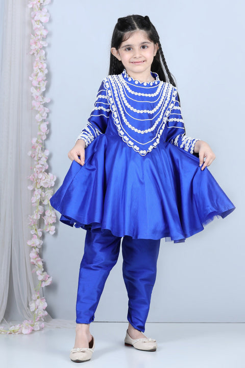 Pre-Order: Peplum Suit with Pearl work