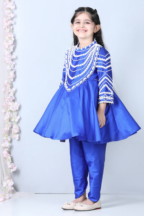 Pre-Order: Peplum Suit with Pearl work