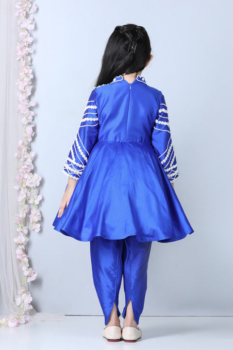 Pre-Order: Peplum Suit with Pearl work