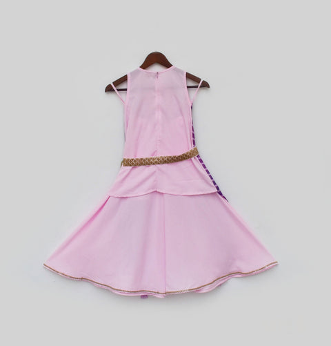 Pre Order: Pink Kurti Jacket and Sharara