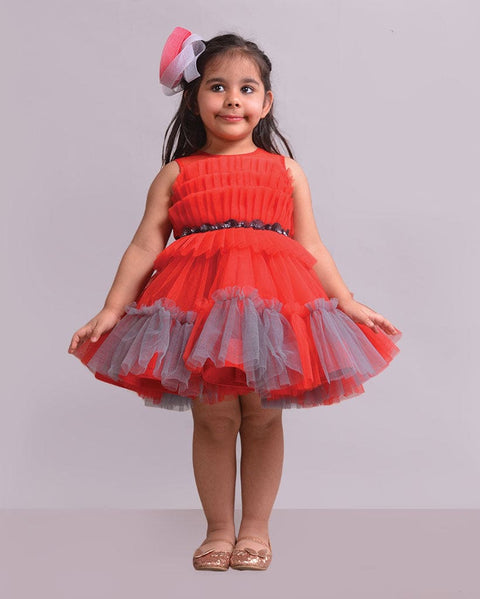 Pre-Order: Red Grey Frock