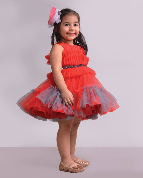 Pre-Order: Red Grey Frock