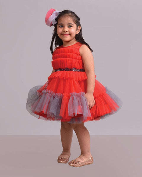 Pre-Order: Red Grey Frock