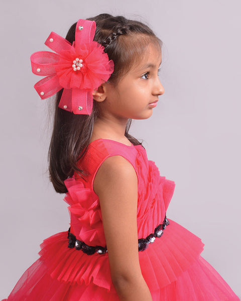 Pre-Order: Pink Grey Frock