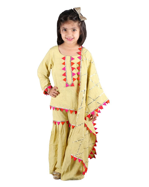 Sharara Set with Gota Zal Dupatta