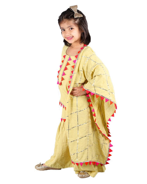 Sharara Set with Gota Zal Dupatta