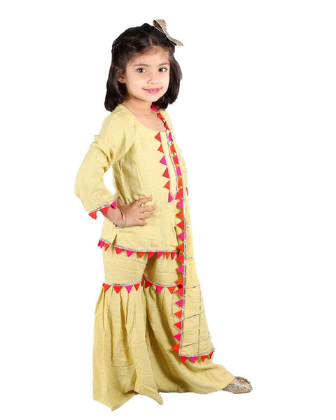 Sharara Set with Gota Zal Dupatta