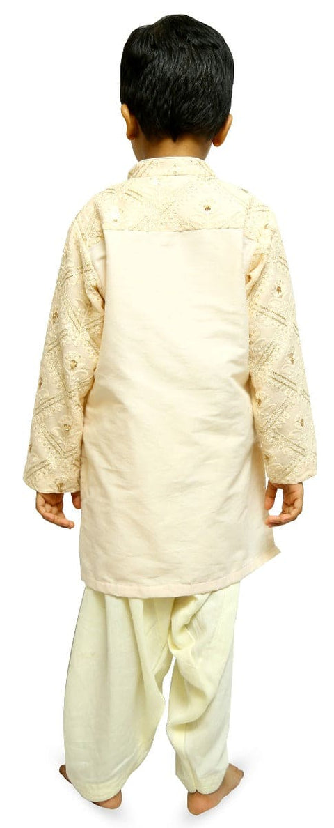 Pre-Order: Peach Chikankari  Kurta