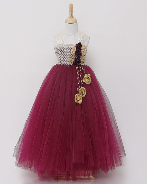 Pre-Order: Wine and Gold Gown