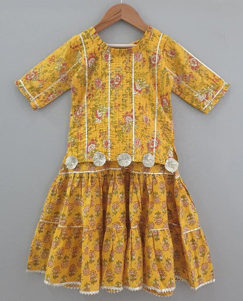 Pre-Order: Mustard Yellow  Cotton Dress